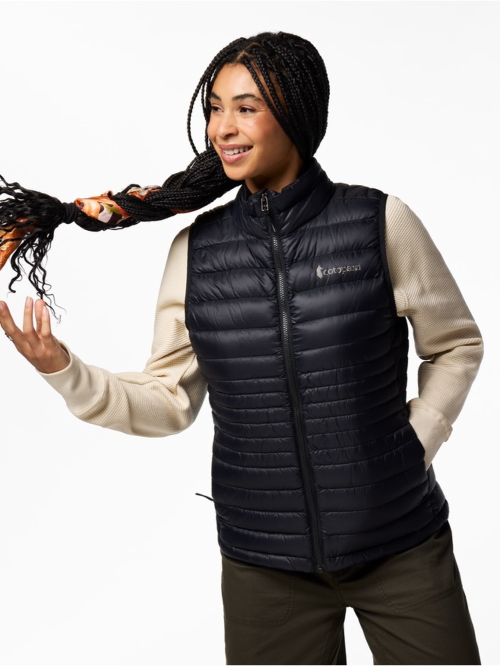 New Cotopaxi Women’s Plus 2X Fuego Vest in Black